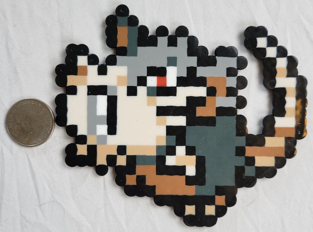 Alolan Raticate Menu Icon Pokemon Perler Bead Pixel Art